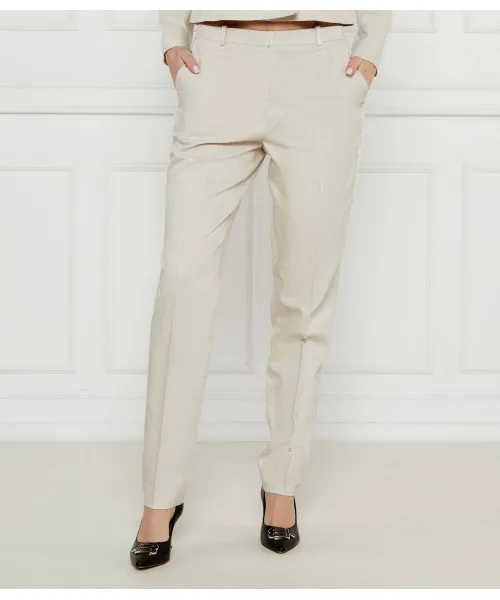 

Брюки Таня2 Loose fit Boss, бежевый