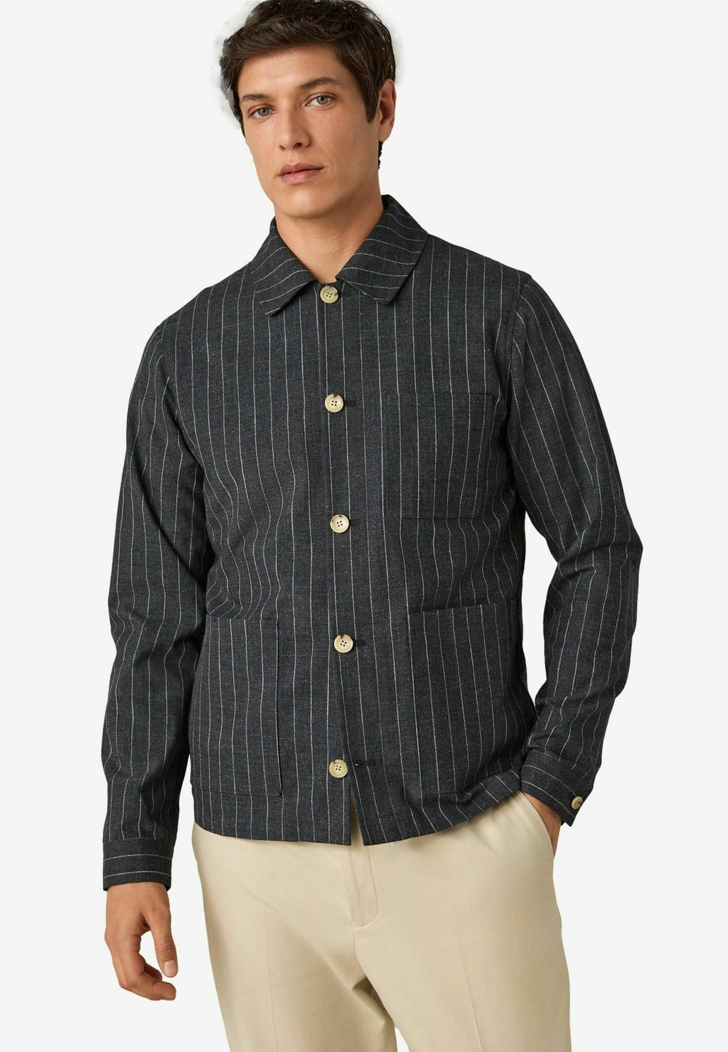 

Летняя куртка REGULAR FIT STRIPED Next, синий
