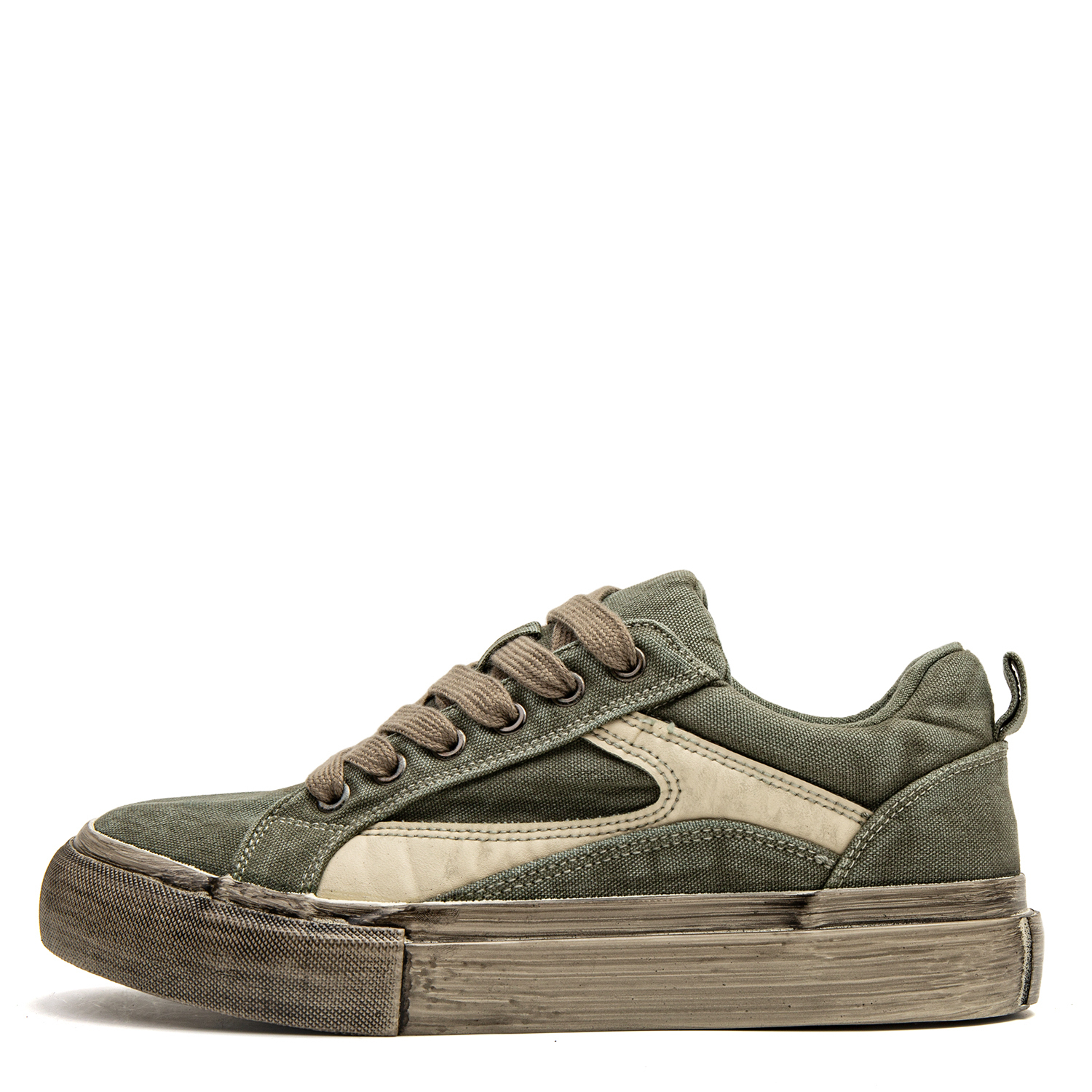 

Скользостойкие, износостойкие, легкие мужские низкие кеды Canvas Far waves, коричневый