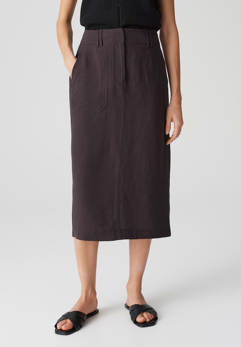 

Юбка А-силуэта MIDI SLIM FIT OPUS, коричневый