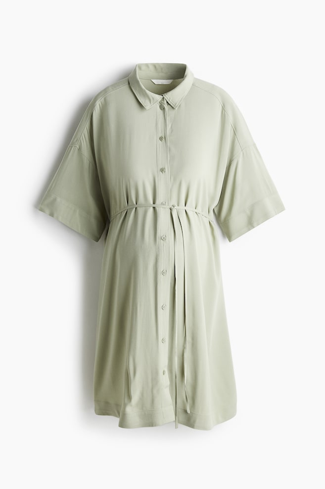

Мама до и после блузка платье H&M, зеленый