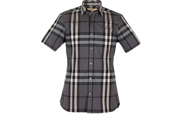 

Рубашка мужская Burberry, цвет Gray and Exclusive Gift Box (Including Original Bag and Box)