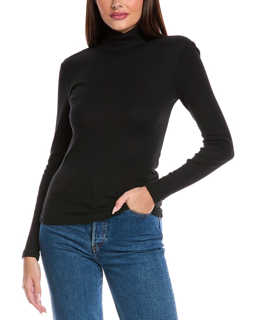 

Великолепный ребристый водолазка Splendid, черный