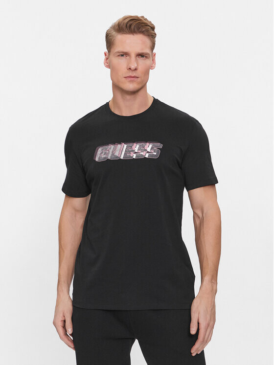 

Футболка стандартного кроя Guess, черный