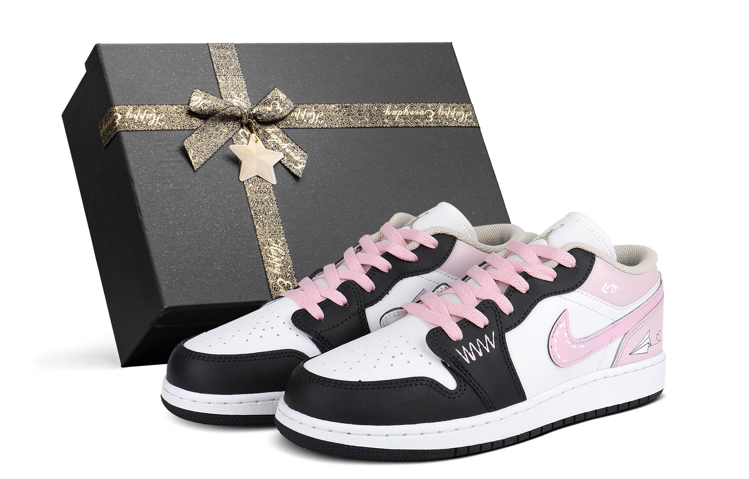 

Детские баскетбольные кроссовки Air 1 Grade School Jordan, розовый