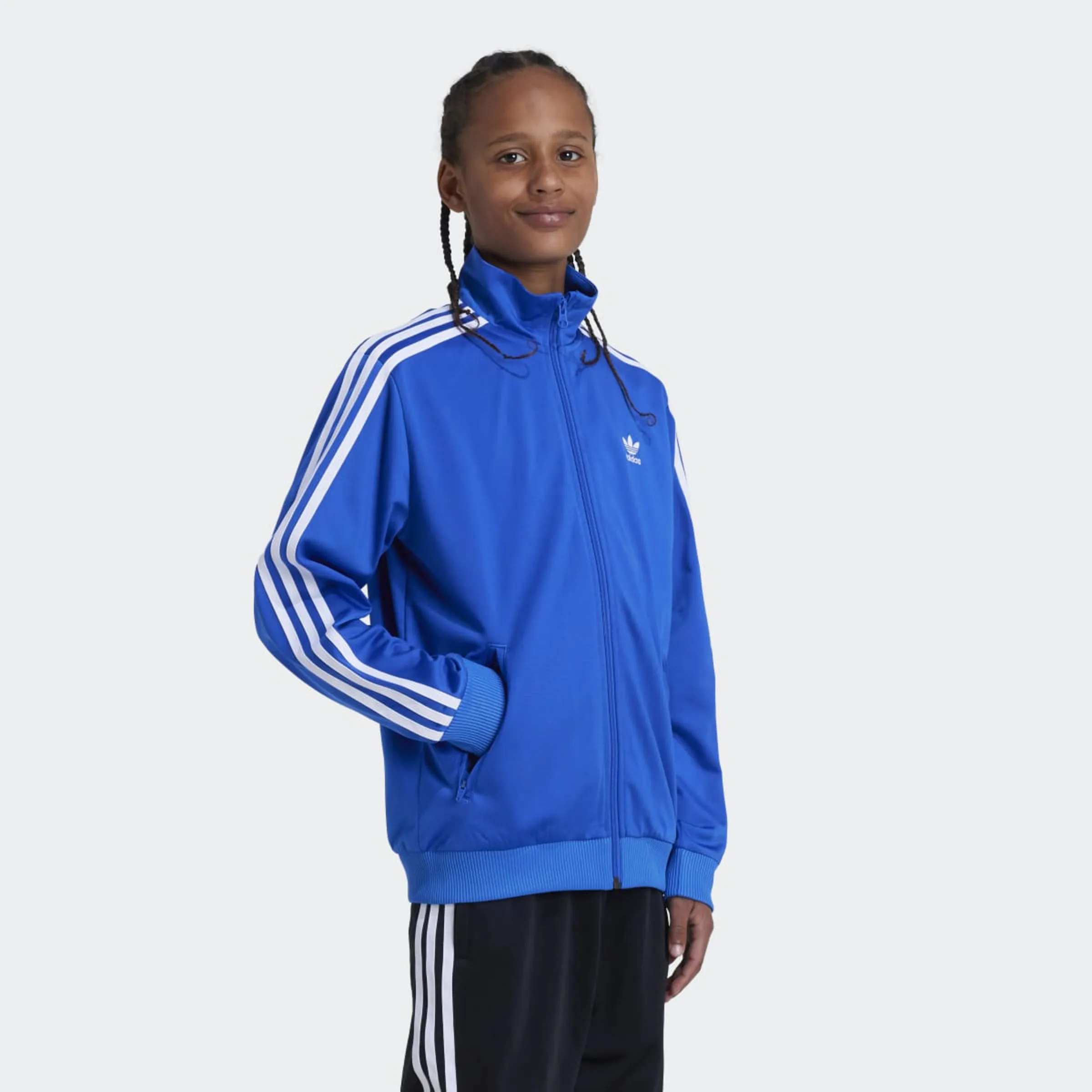 Детская толстовка Adicolor Firebird Originals Adidas, синий — фото 4