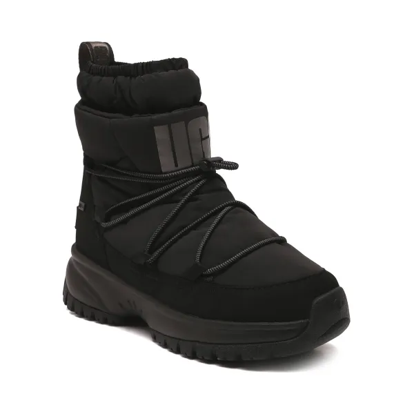 Ботинки утепленные UGG Yose с добавлением шерсти, черный