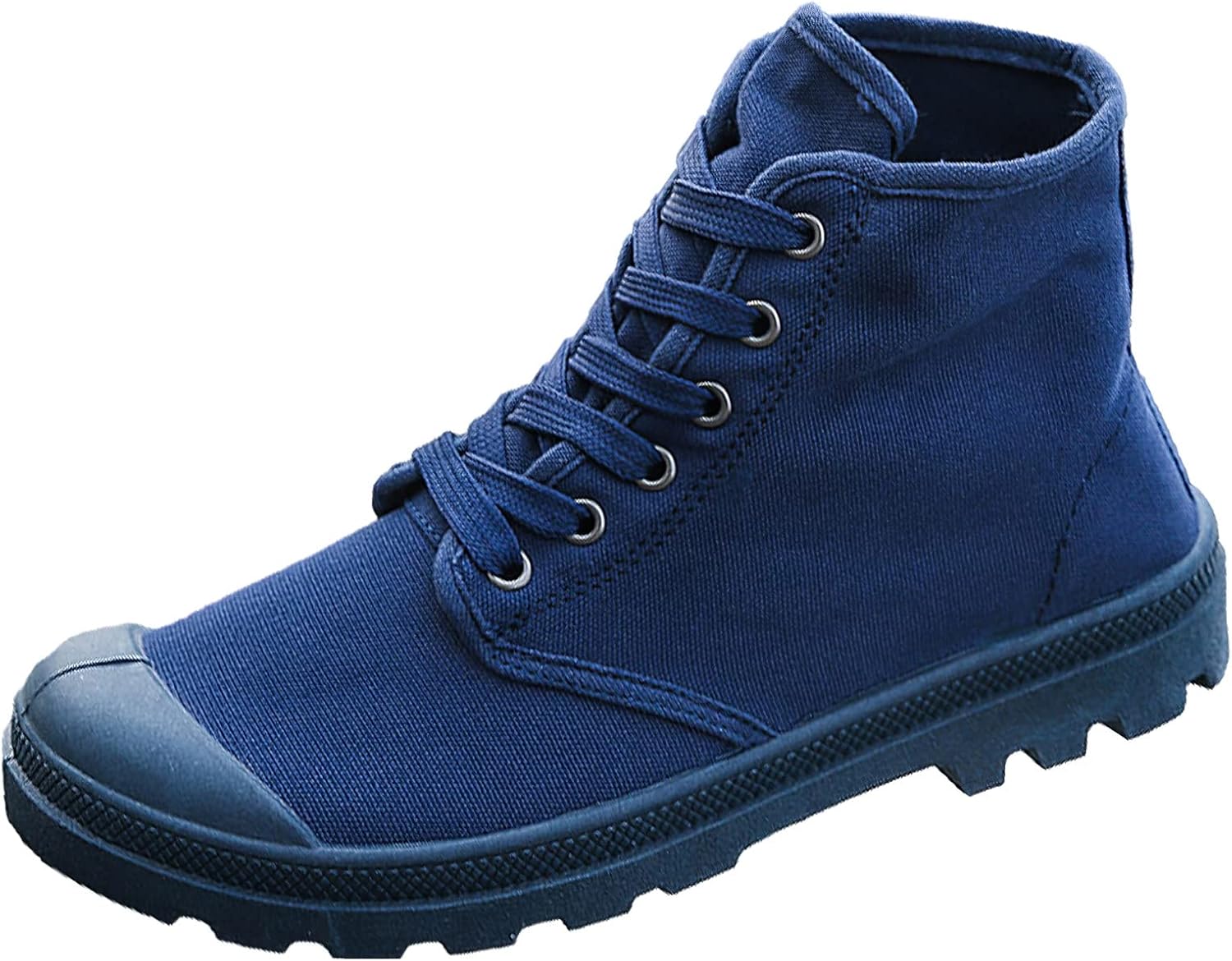 

Мужские модные ботинки Jamron выше щиколотки/средней высоты для пустыни, шнуровка, кроссовки из канваса, синий