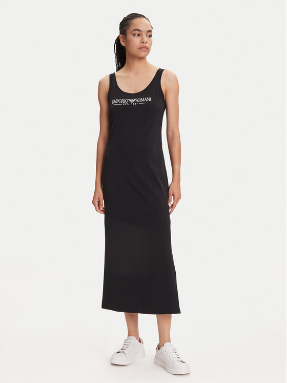 

Платье на каждый день обычный крой EW000494 AF10881 UC001 Emporio Armani Underwear, черный