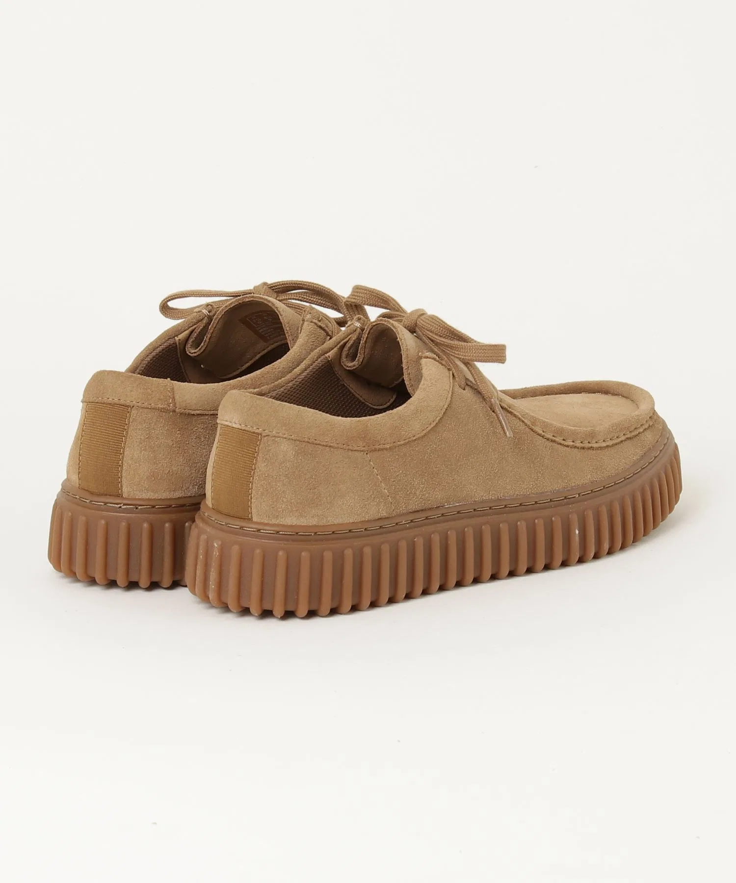 Мужские мокасины из замши Clarks TORHILL LO чёрные — фото 2