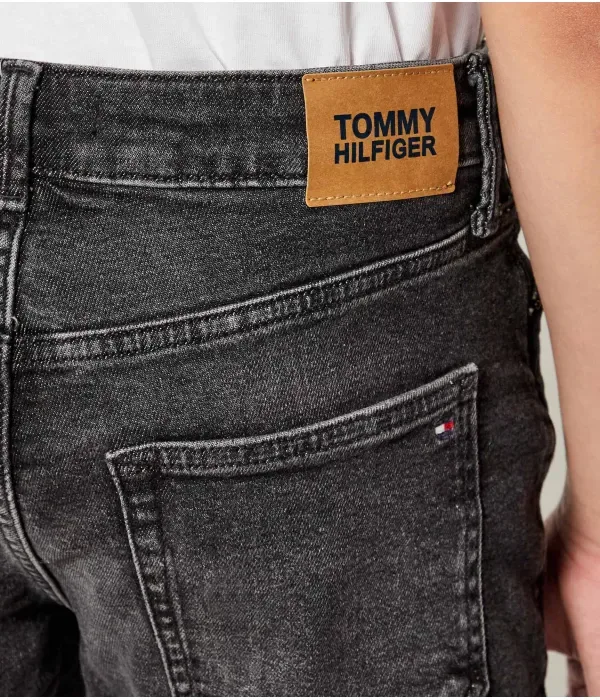 Джинсы straight fit Tommy Hilfiger, черный — фото 4