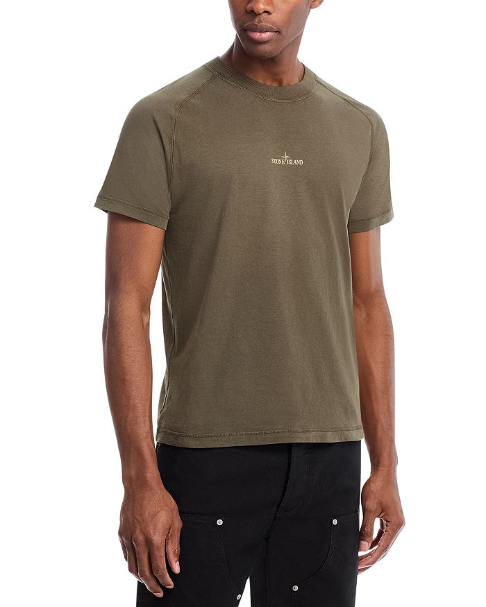 

Футболка с графическим логотипом Stone Island, зеленый