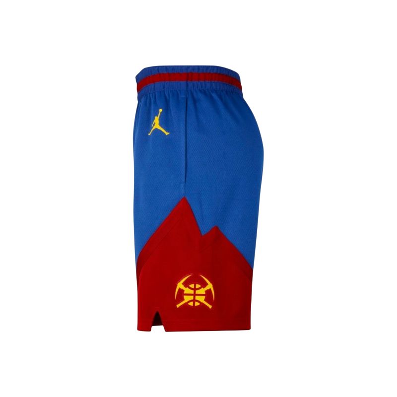 Денвер Наггетс Statement Edition Dri FIT NBA свингман баскетбольные шорты мужские Jordan, синий/темно-красный — фото 3