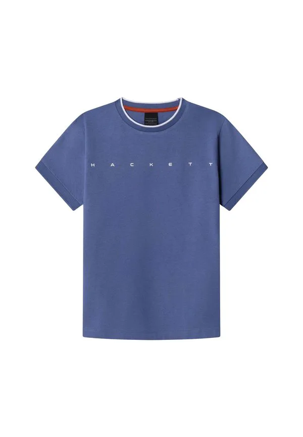 Базовая футболка с принтом Hackett London, Ozzy Blue