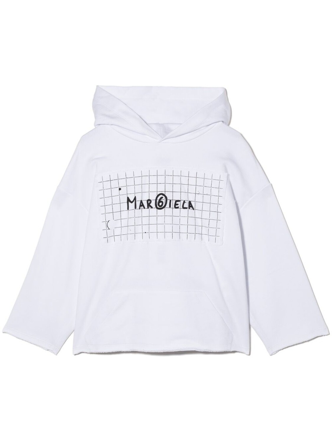 

MM6 Maison Margiela Kids худи с логотипом, белый