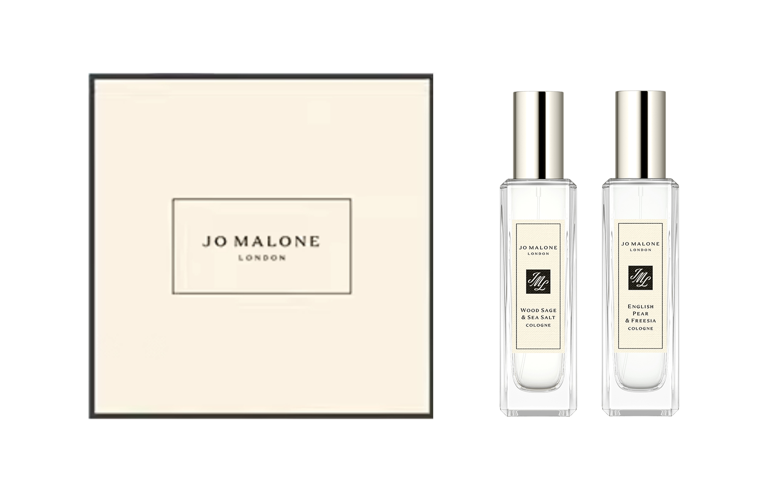 

ZUMALONG UK духи в коробке Pear & Freesia + Sage & Sea Salt аромат пот-пурри туалетная вода 30мл+30мл Jo Malone London