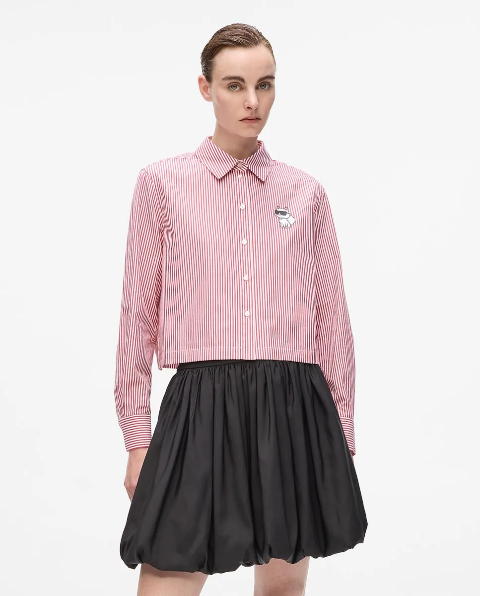 

Рубашка в полоску Ikon Karl Lagerfeld, красный