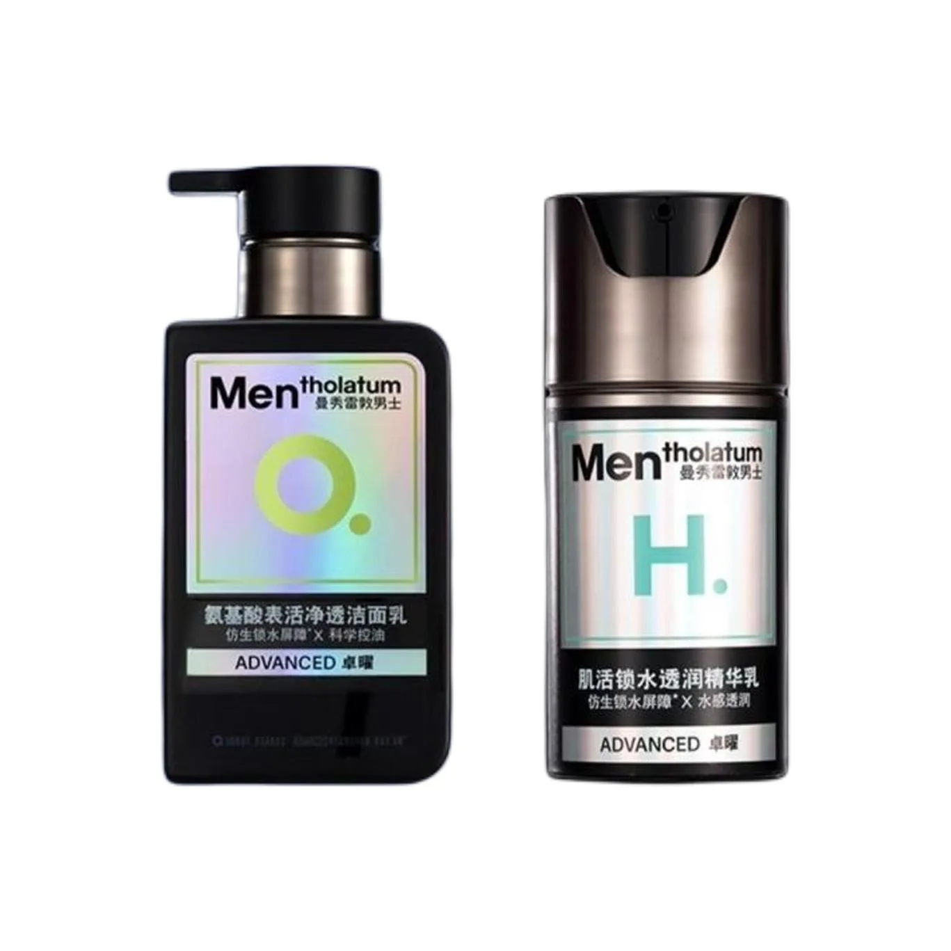 Mentholatum Мужской увлажняющий набор для ухода за кожей Revitalizing Moisture Seal, 150 мл + 50 мл, Two-Piece Set: Purifying Cleansing Milk 150ml+Hydrating Serum 50ml