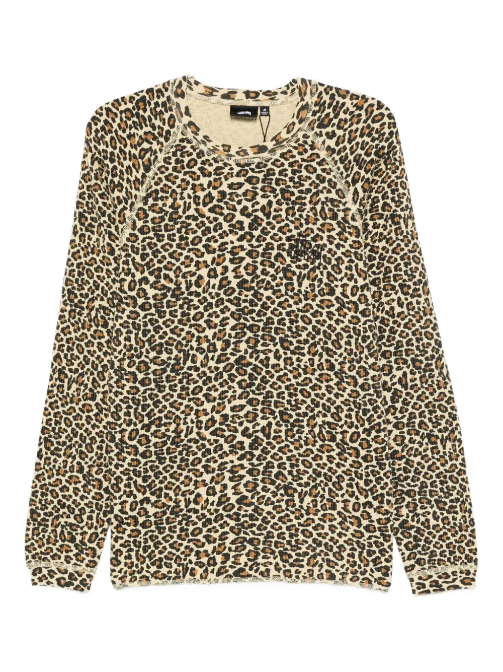

Свитшот с леопардовым принтом Stüssy, коричневый