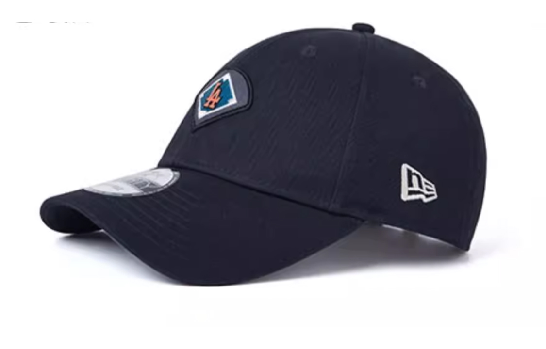 

New Era Хлопковая бейсболка унисекс тёмно-синего цвета, Dark Navy Blue