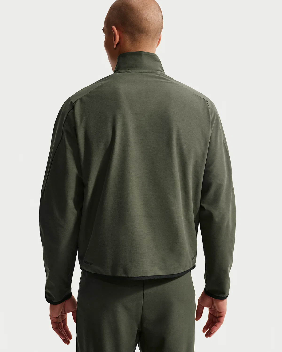 Мужская ветровка Dri-FIT Shori Knit Track Nike Sportswear Tech, Cargo Khaki/Black — фото 2