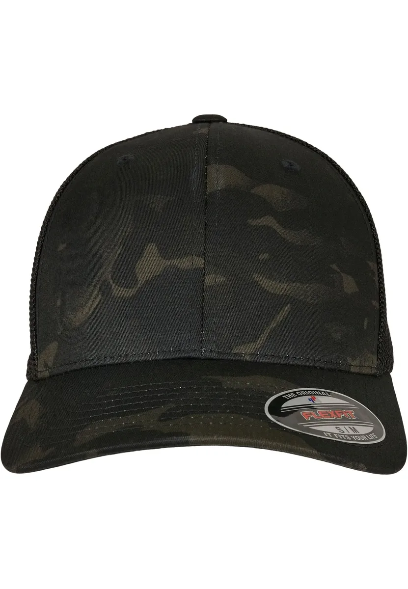 

Flexfit Flex Cap " Flexfit Unisex Multicam Trucker Mesh Cap", черный