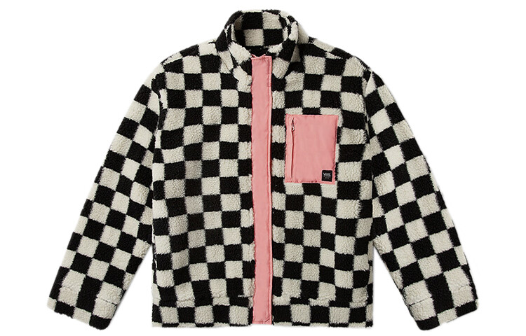 

Бархатная куртка унисекс Vans, цвет Black and white checkerboard color
