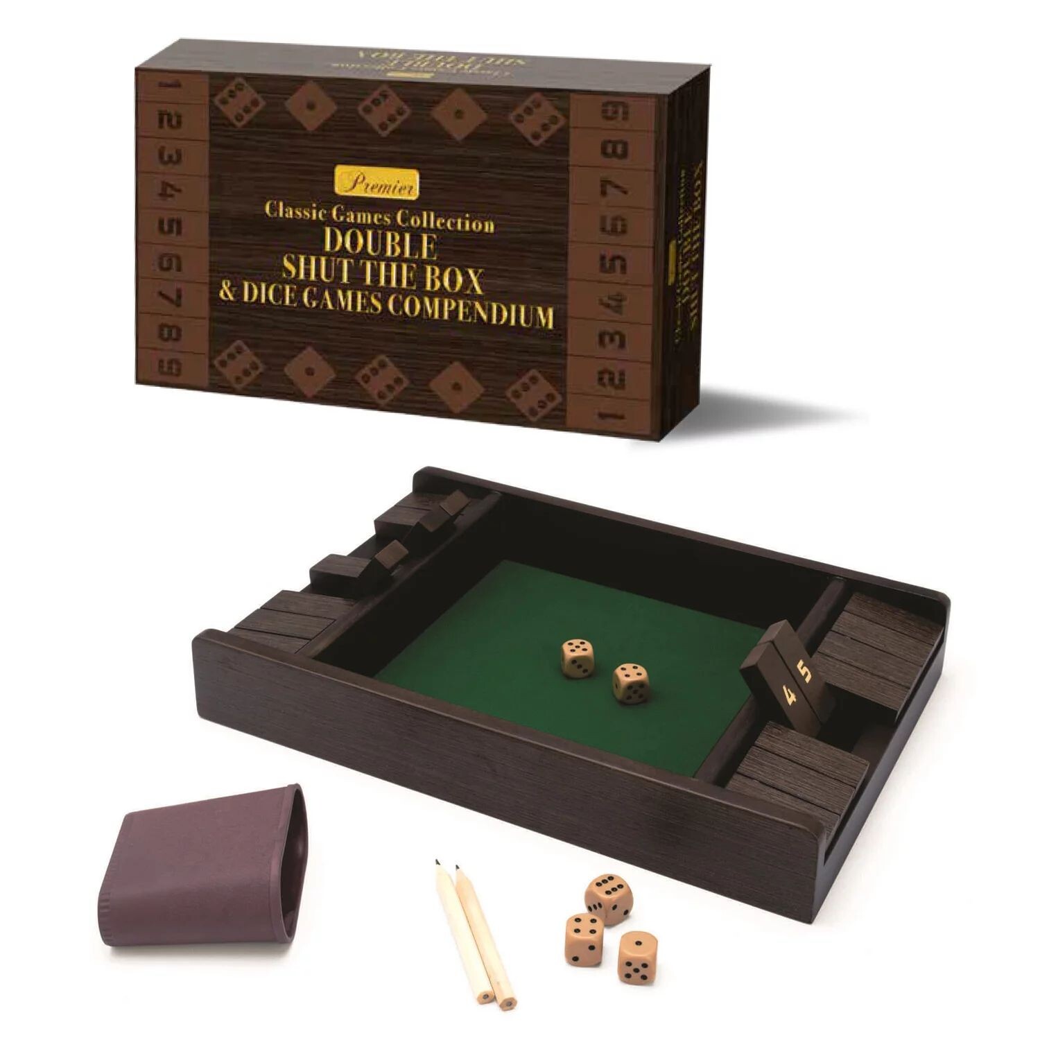

Новая игра в кости Entertainment Premier Double Shut the Box New Entertainment