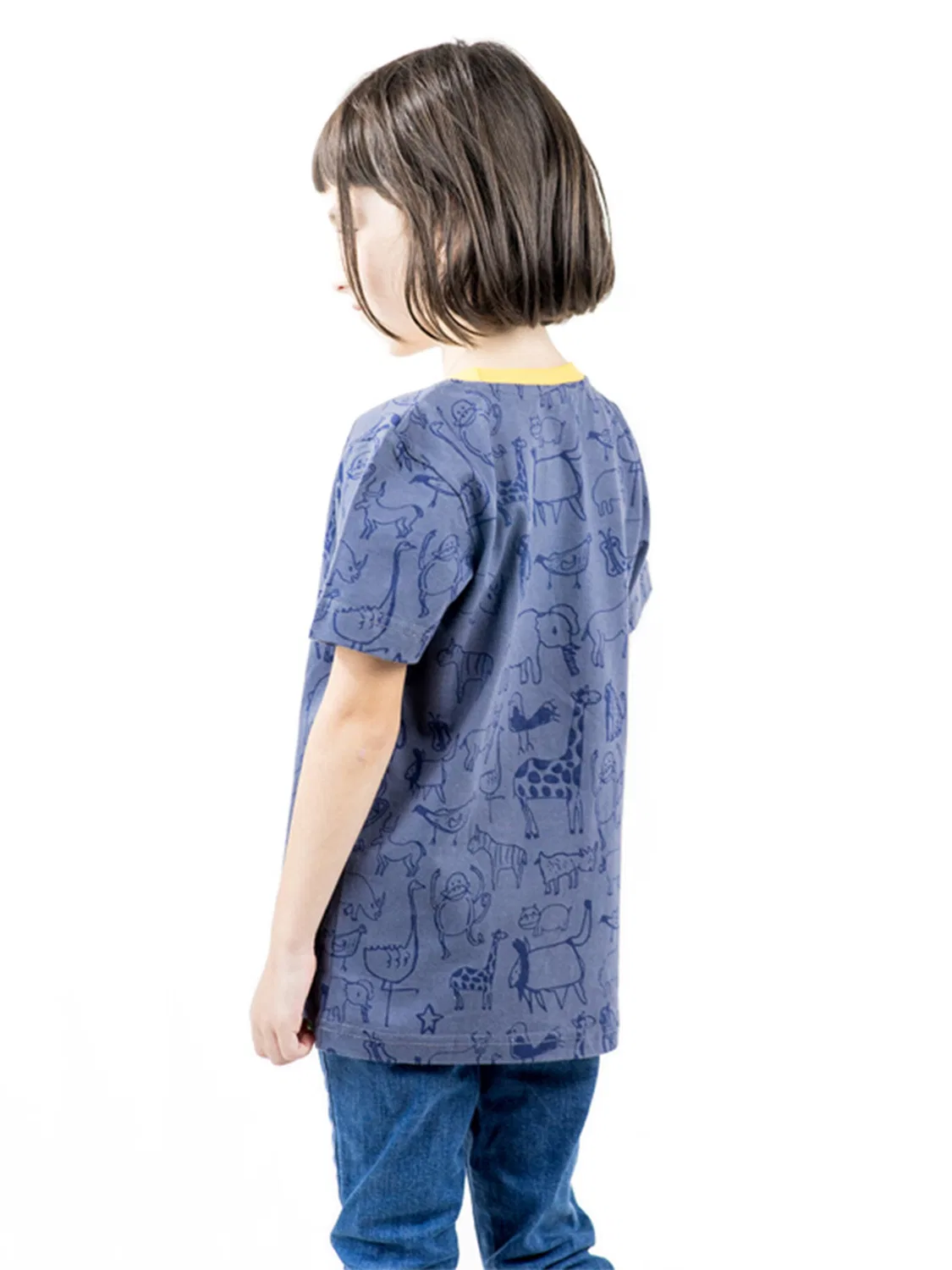 Футболка 'WANYAMA' Kipepeo Clothing, Dusty Blue — фото 4