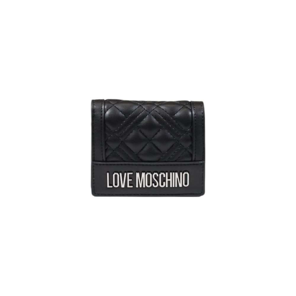 

Черный полиэтиленовый кошелек Love Moschino