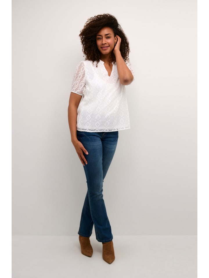 

Блузка с короткими рукавами CRDanika, стандартный крой, цвет Белый снег. Cream