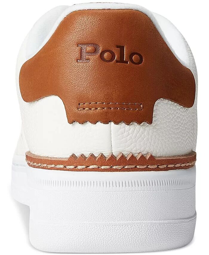Мужские кроссовки Masters Court на шнуровке Polo Ralph Lauren, белый — фото 3
