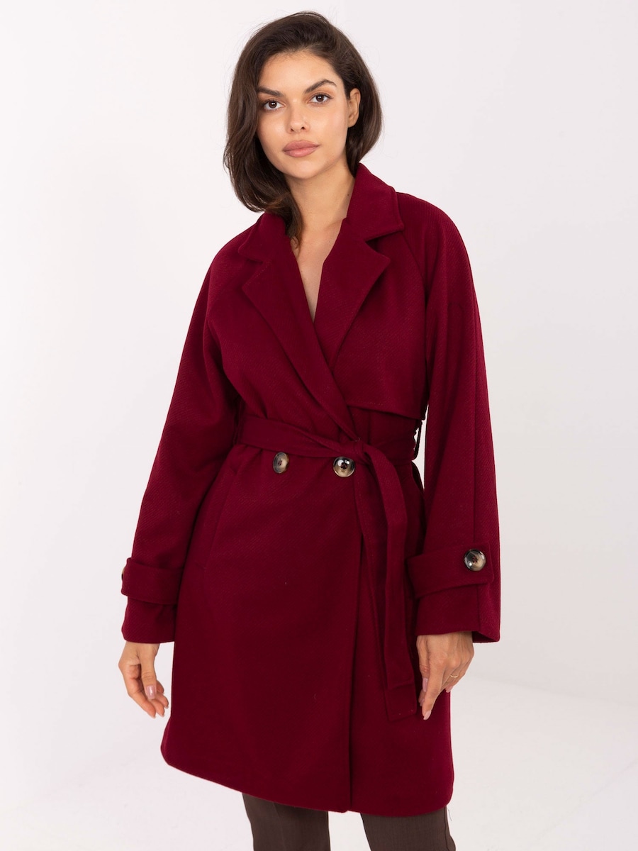 

Пальто межсезонное Madnezz House, бордовый