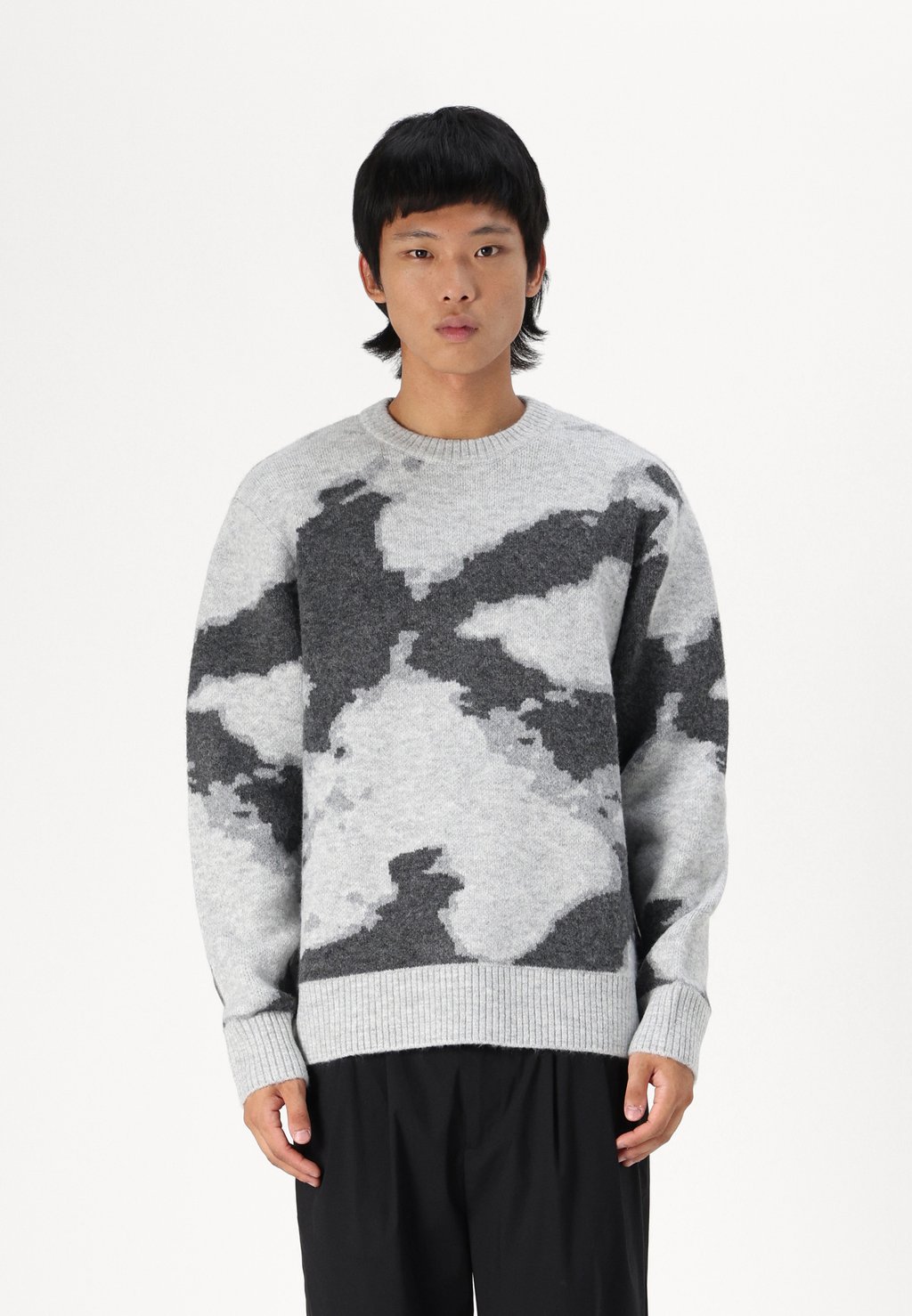 

Джемпер JCOTRAVIS Jack & Jones, цвет Mottled Light Grey