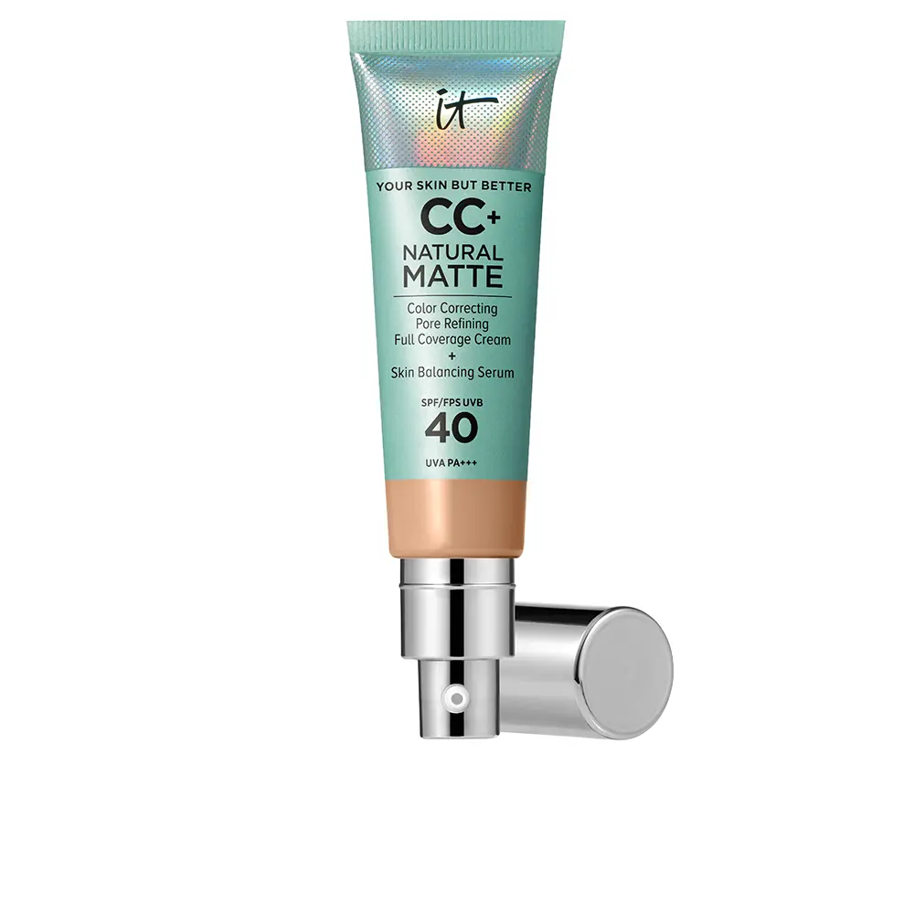 

Матирующий CC-крем с SPF40 cc+ natural matte cream foundation spf40 It Cosmetics, цвет neut medium, 32 мл