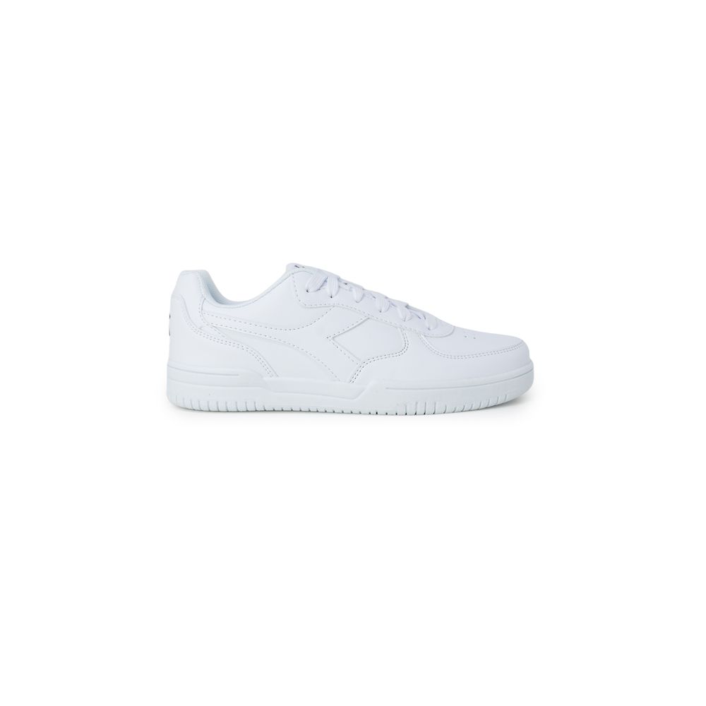 Белые кроссовки из синтетической кожи Diadora