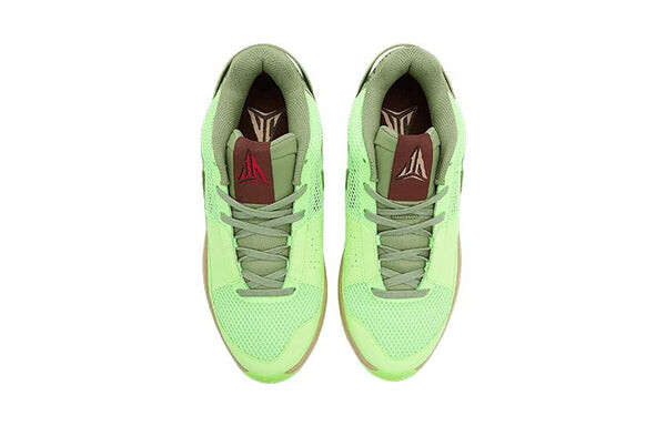 Кроссовки (GS) Nike Ja 1 NRG 'Halloween', цвет lime blast/oil green/black/hemp/cacao wow — фото 3