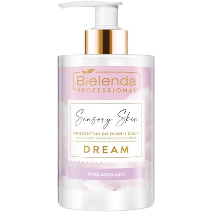 

Профессиональный концентрат для рук и тела Sensory Skin Dream Smoothing увлажняющий восстанавливающий питательный 300 мл Bielenda