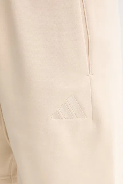 Шорты из гладкой ткани Adidas, бежевый — фото 4