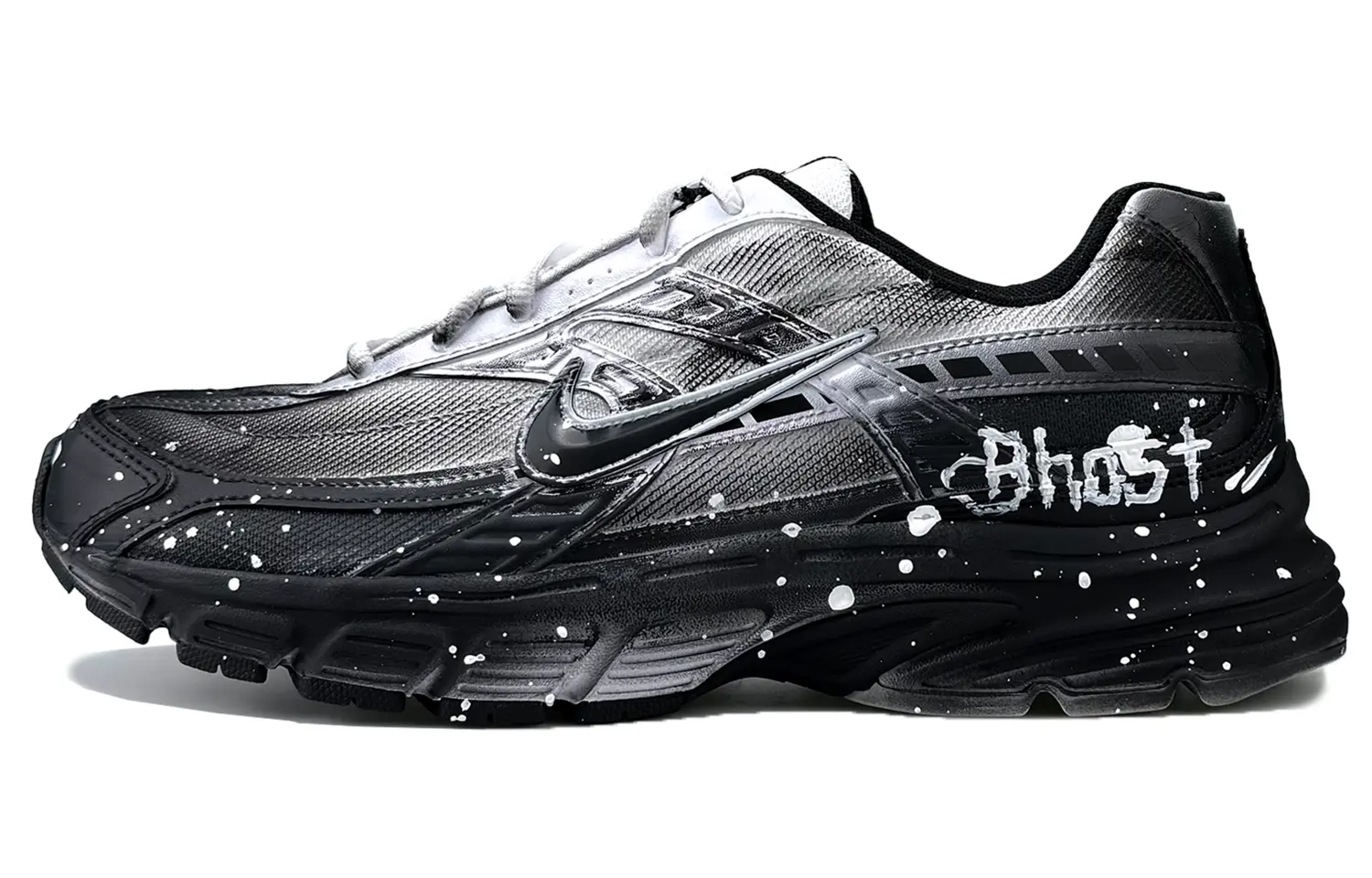 

Nike Кроссовки Initiator с низким верхом, устойчивые к истиранию, мужские, черно-белые