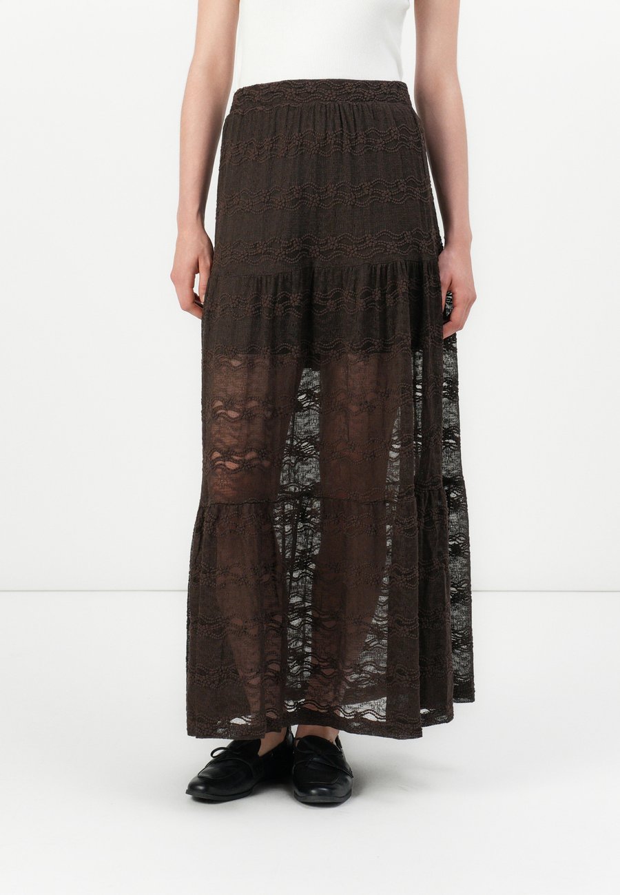 

Юбка ONLY ONLSANDRA LONG SKIRT, Seal Brown/Brown