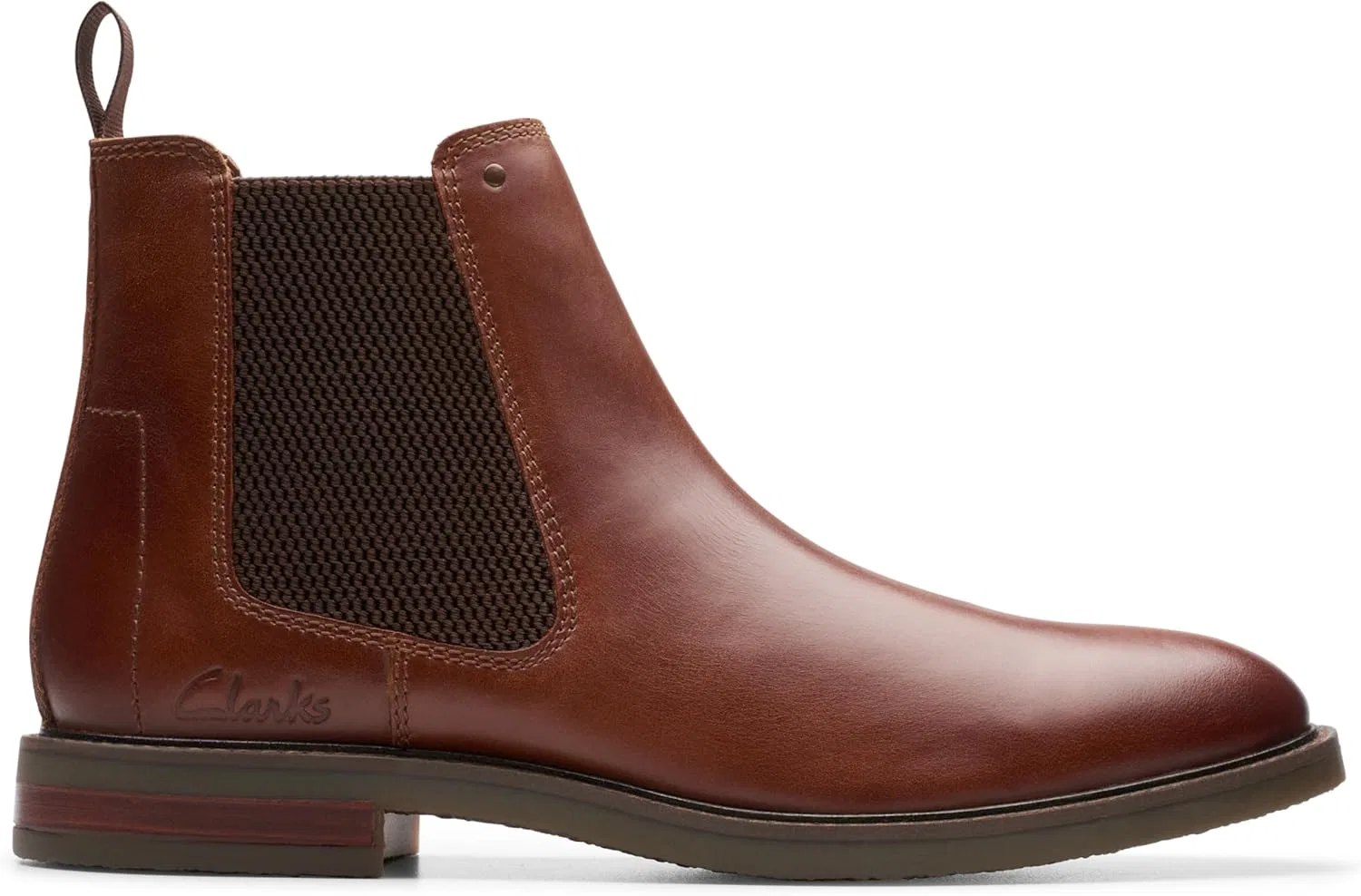 Мужские ботинки Clarks Jaxen EasyChelsea, Tan Leather — фото 2