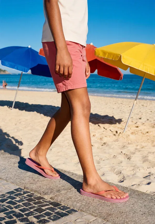 Сандалии Havaianas Brasil Logo T Bar, розовый шифон — фото 3