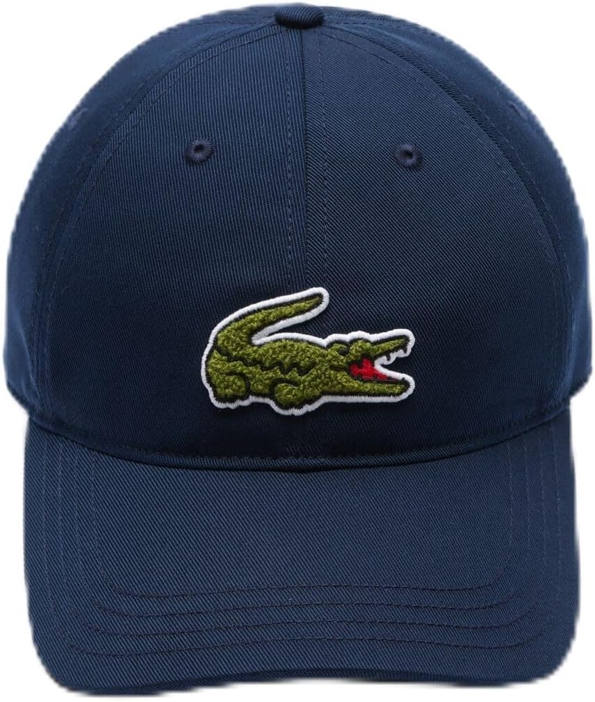 

Lacoste мужская кепка Side Mini Croc из хлопкового габардина, Navy