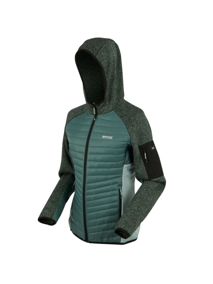 

Куртка Newhill из гибридного трикотажного флиса с капюшоном зеленого цвета Regatta