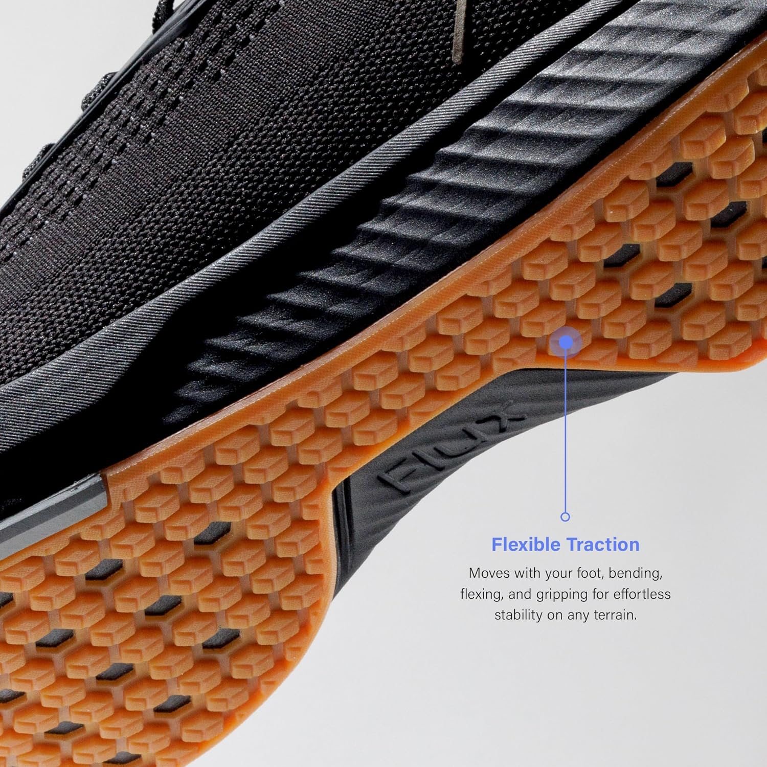 Кроссовки Adapt Runners для женщин и мужчин - минималистичные кроссовки для ходьбы босиком: широкий носок, нулевой перепад высоты подошвы, легкие и гибкие, идеально подходят для ходьбы, бега и повседневного комфорта Flux Footwear, черный — фото 4