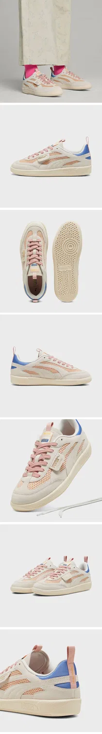 Мужские низкие кеды Palermo x KidSuper тёплого белого цвета от Puma — фото 2