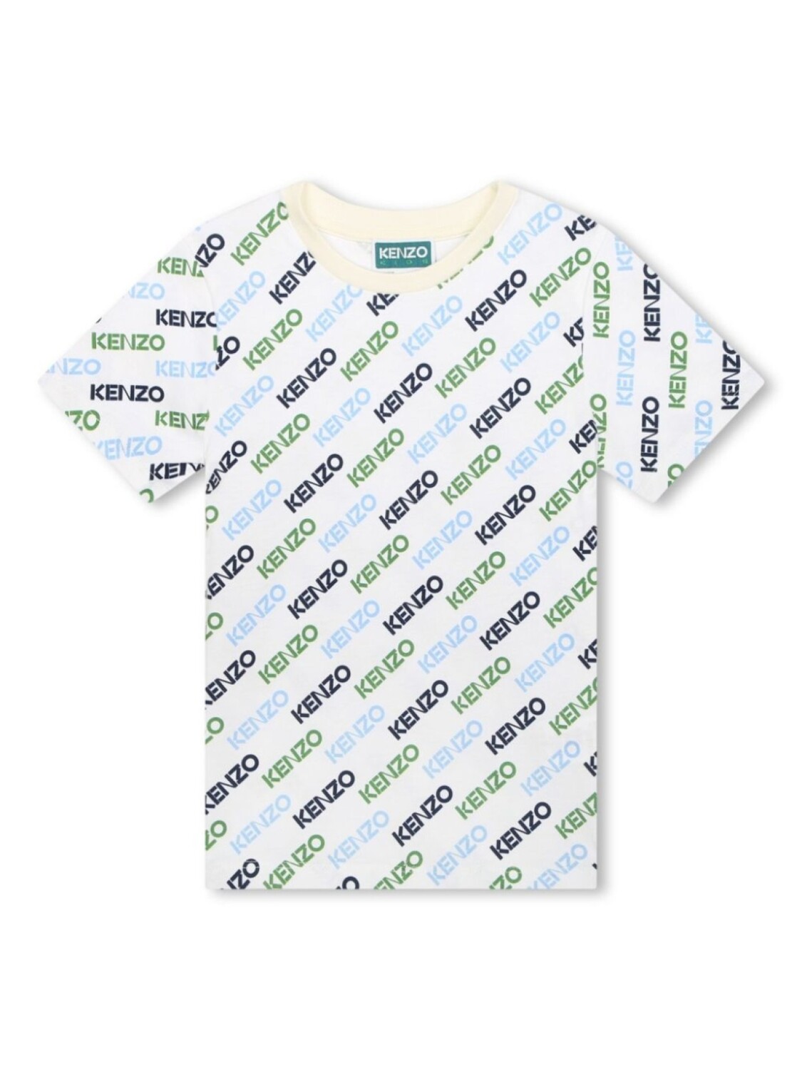 

Kenzo Kids футболка из органического хлопка с логотипом, белый