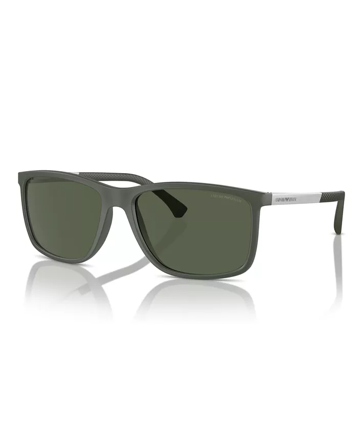 

Поляризованные солнцезащитные очки, EA4058 Emporio Armani, красный