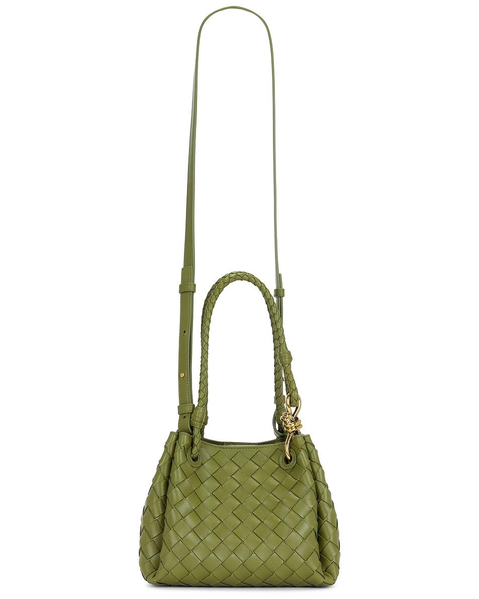 

Маленькая сумка Andiamo Parachute Bottega Veneta, Matcha & Muse Brass